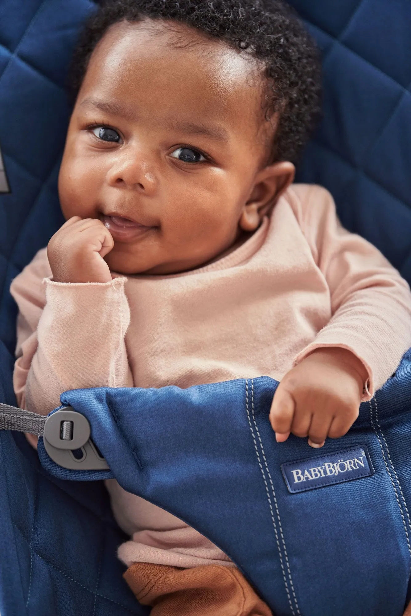 Baby Bouncer Bundle with Toy - Midnight Blue - Image 5