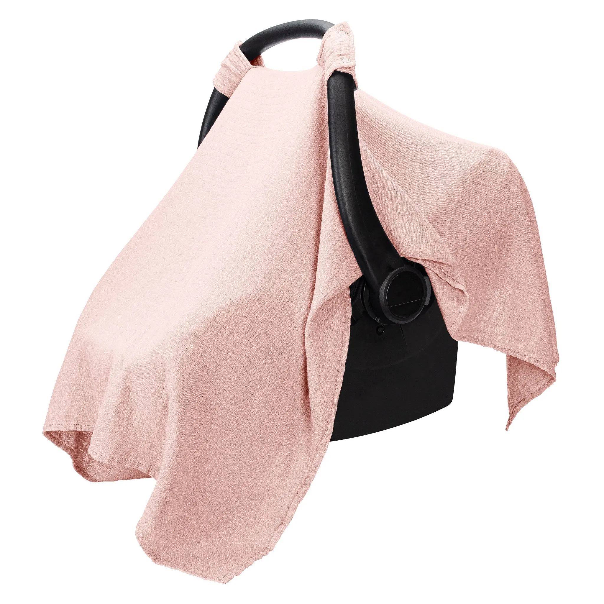 Baby Car Seat Cover - Lace Pink