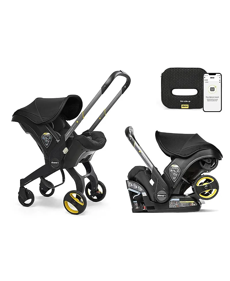 Baby Car Seat & Stroller SensAlert Bundle - Nitro Black - Image 3