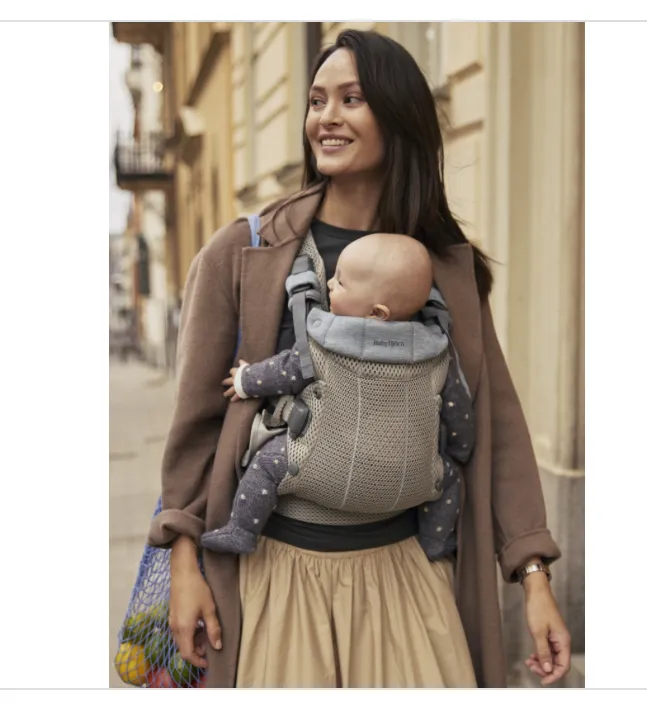 Baby Carrier Harmony 3D Mesh - Gray Beige - Image 3