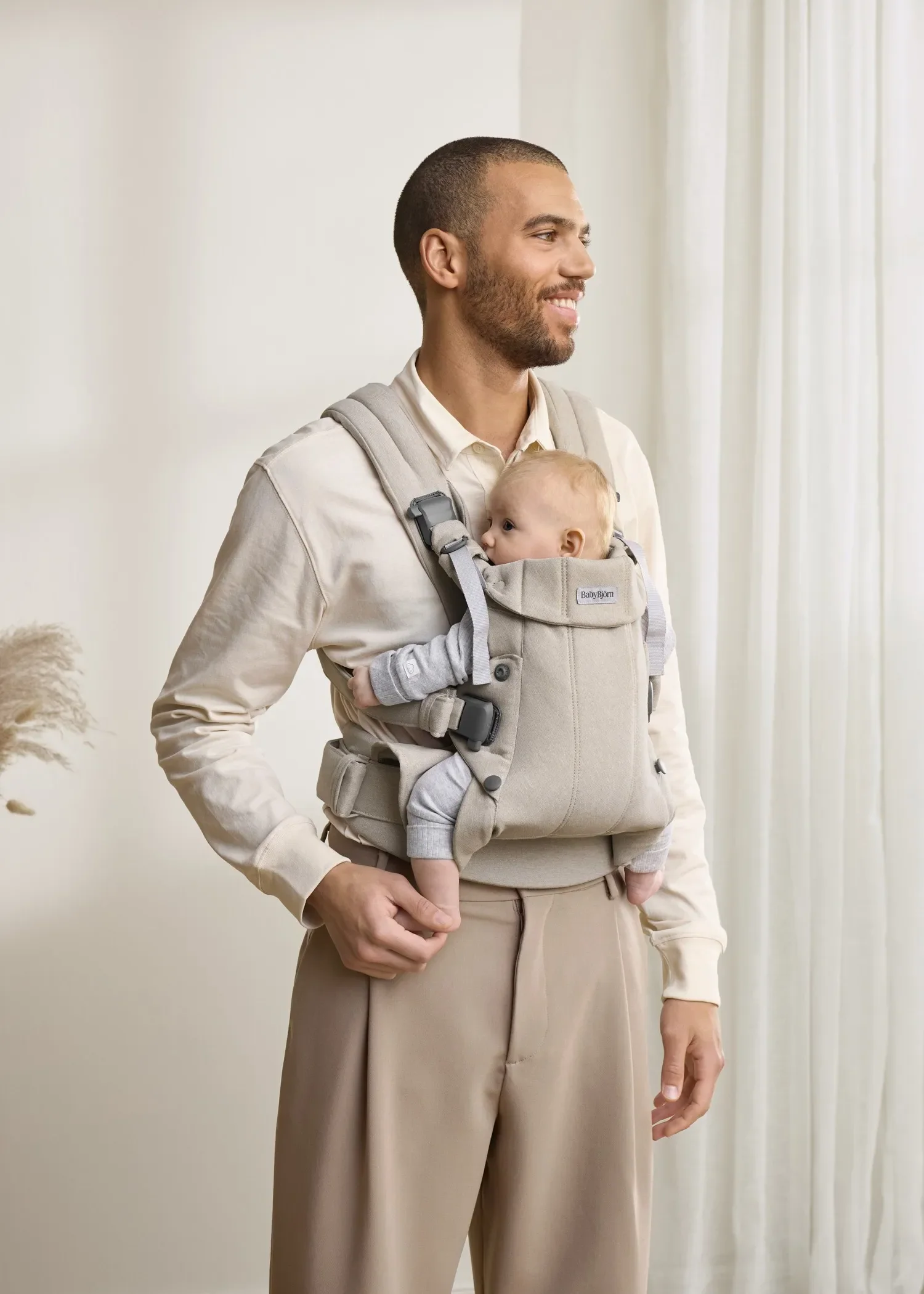 Baby Carrier Harmony - Light Beige Woven Mélange