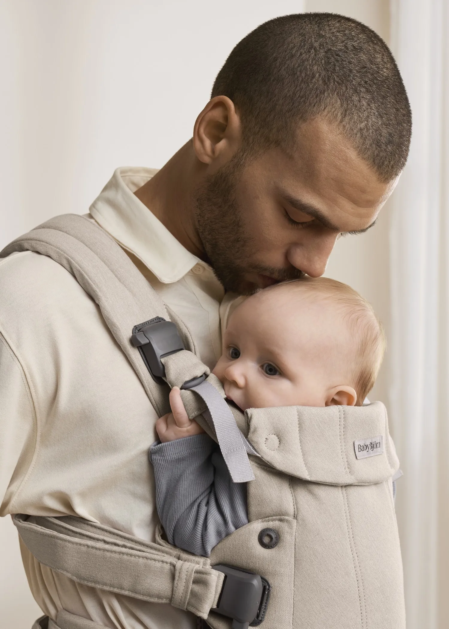 Baby Carrier Harmony - Light Beige Woven Mélange - Image 5