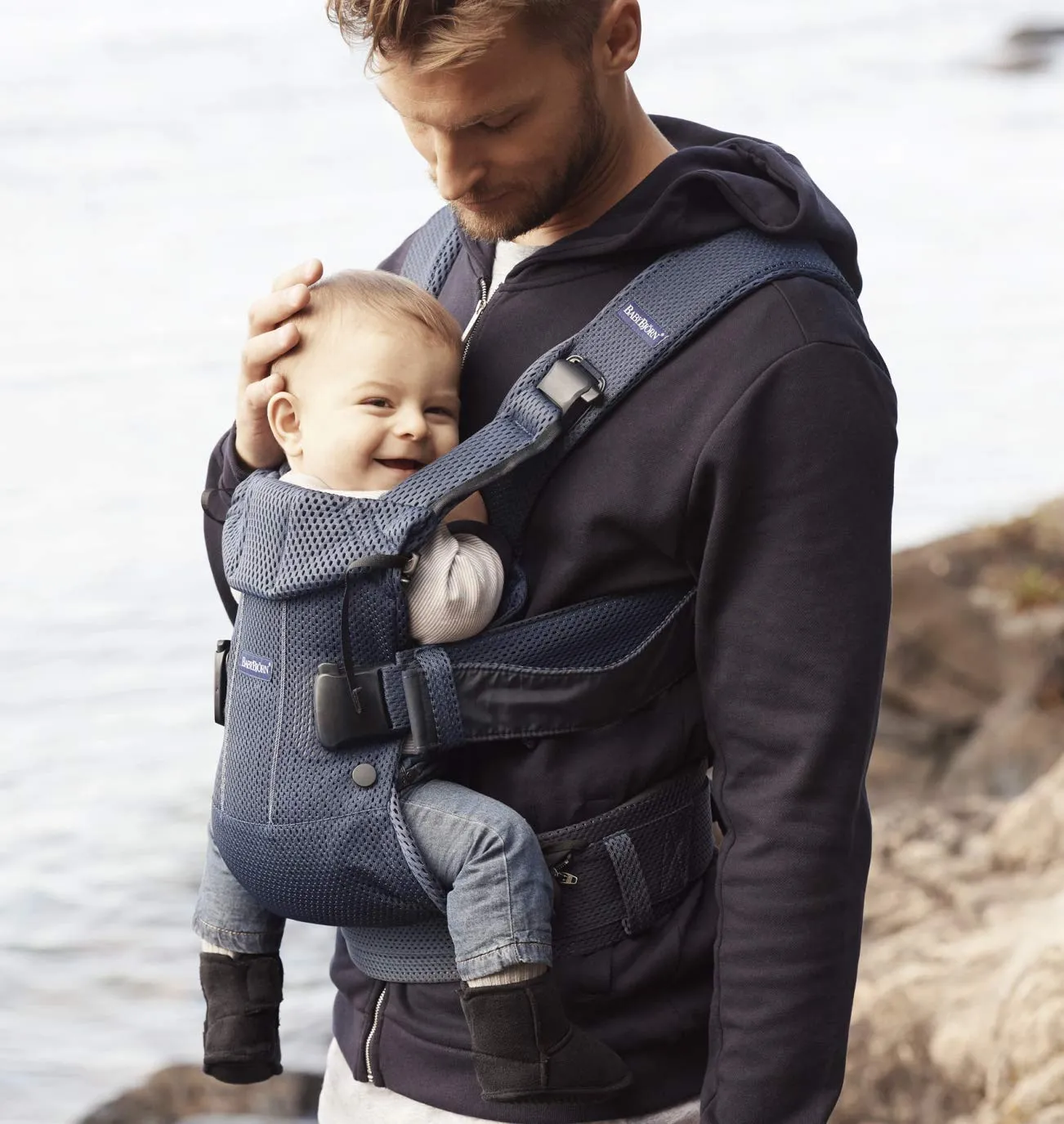 Baby Carrier One 3D Mesh - Blue - Image 2