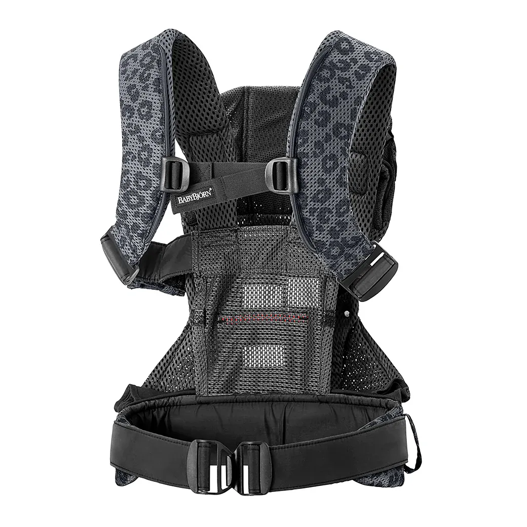 Baby Carrier One Air, 3D Mesh - Anthracite/Leopard - Image 3