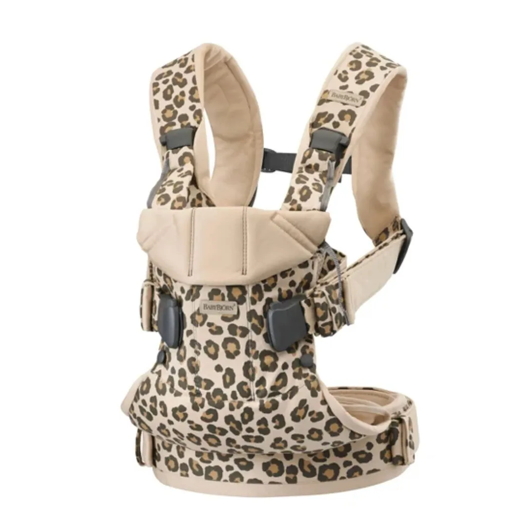 Baby Carrier One - Beige/Leopard, Cotton