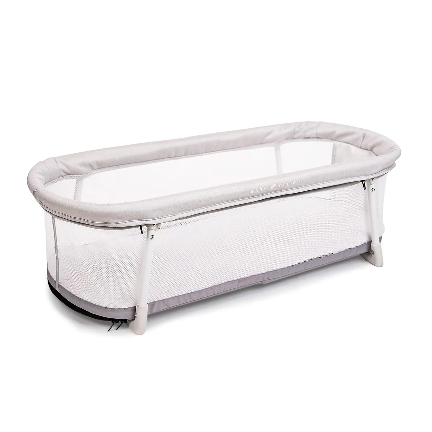 Baby Delight Snuggle Nest Bassinet, Portable Baby Bed, for Infants 0 – 5 Months, Driftwood Grey - Image 5