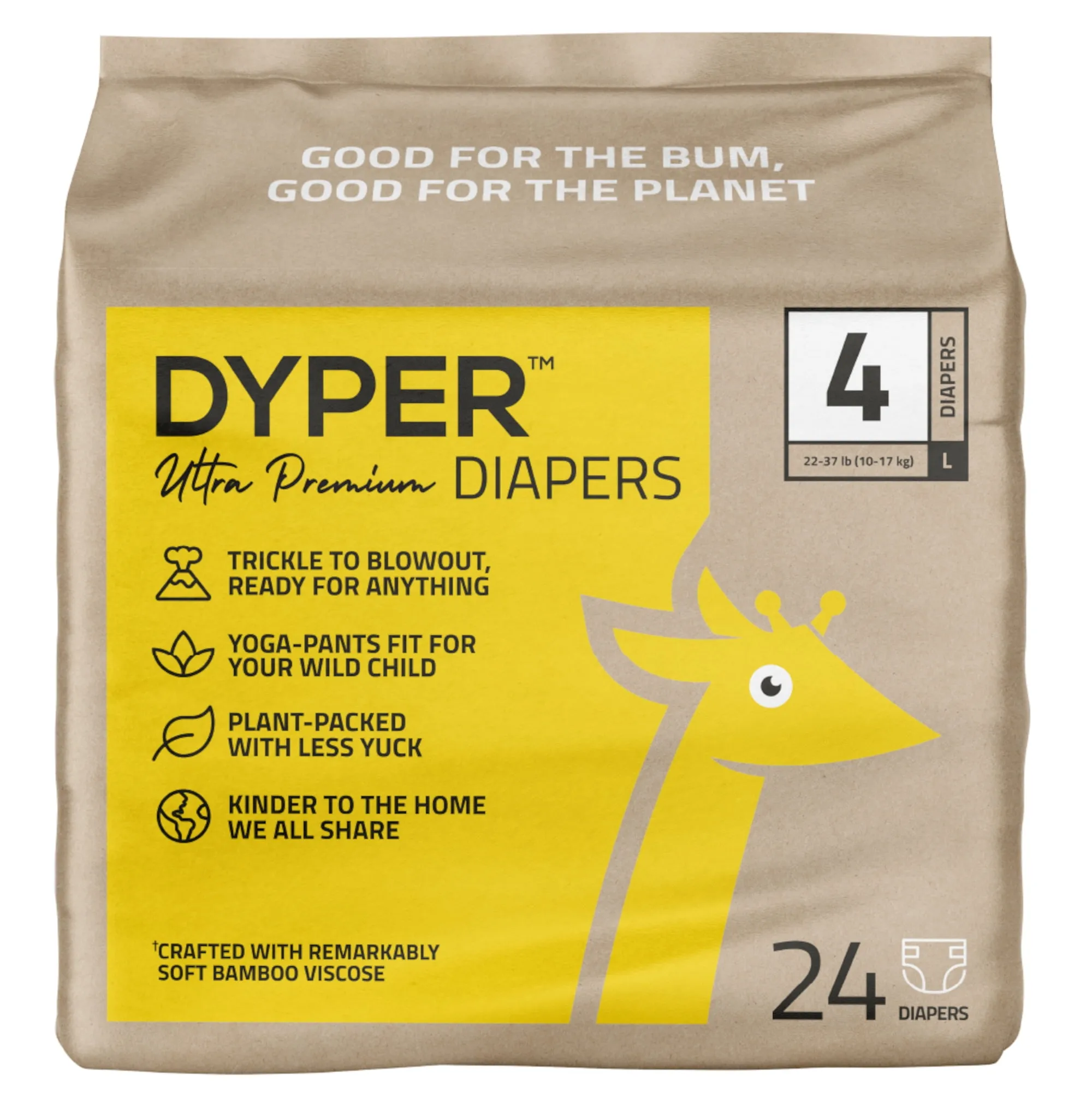 Baby Diapers Size 4 - 24 Count - Image 2