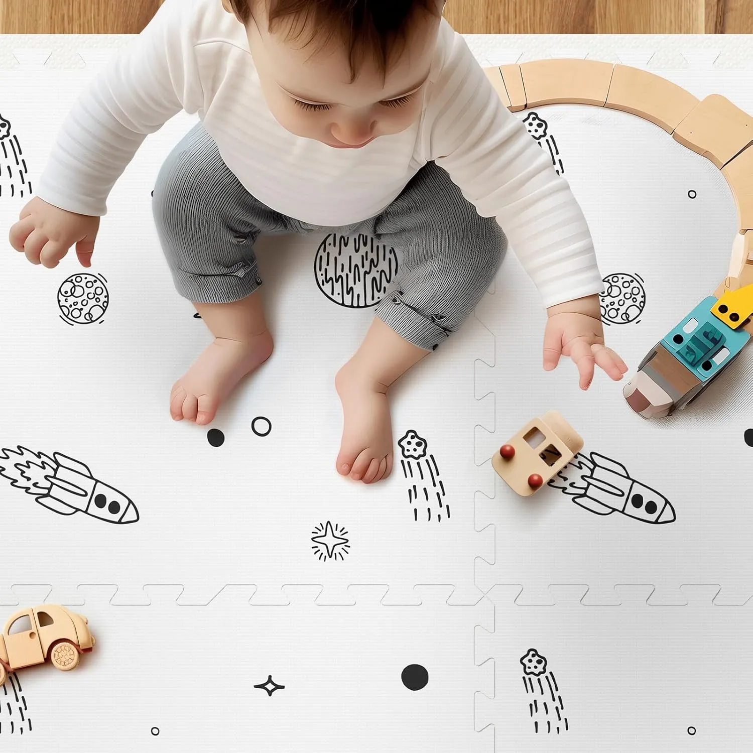 Baby Foam Play Mat - Interlocking Tiles - Image 4