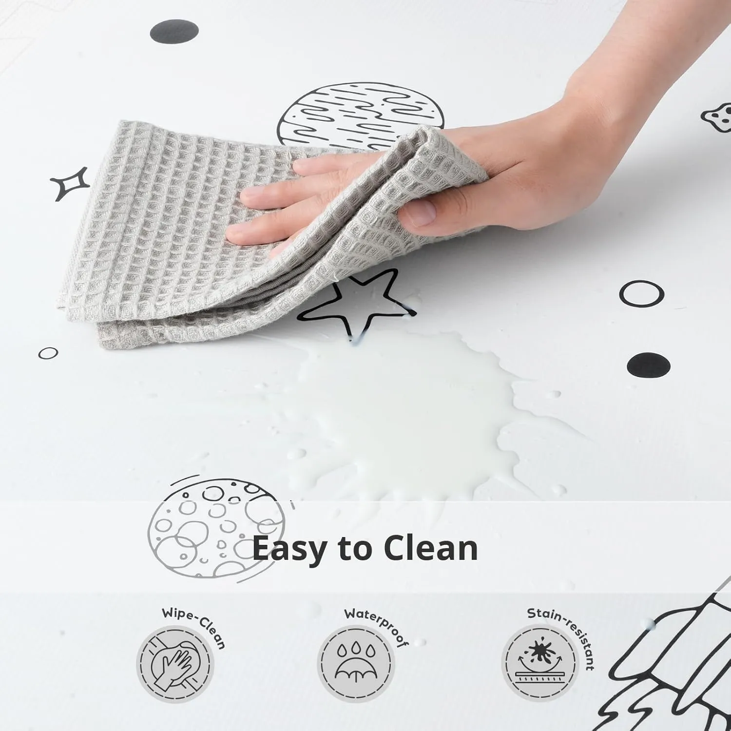 Baby Foam Play Mat - Space - Image 4
