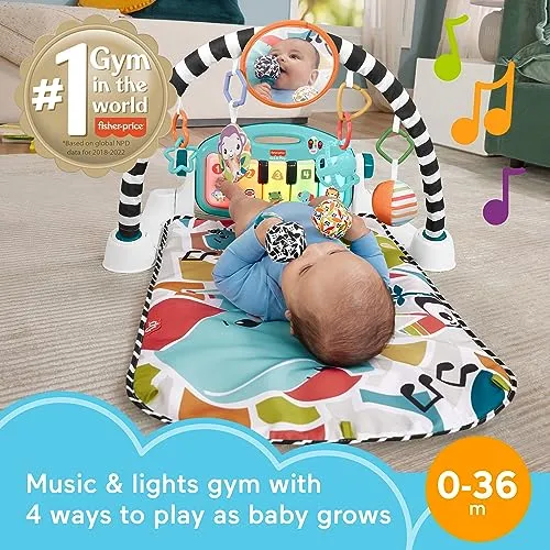 Baby Gift Set - Glow and Grow Kick & Play Piano Gym - Image 3
