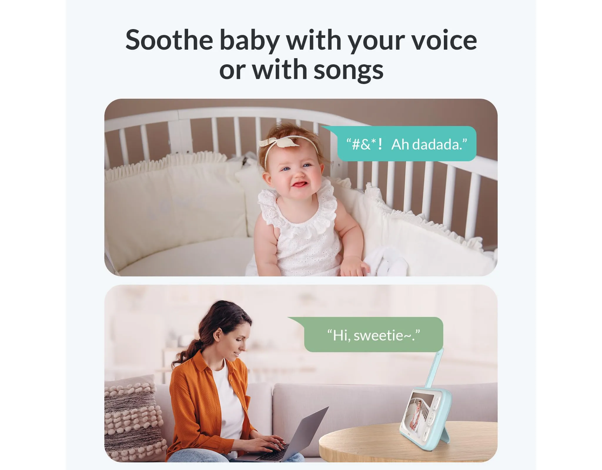 Baby Monitor with Camera & Audio – 5" 1080P HD Video Monitor - Image 5