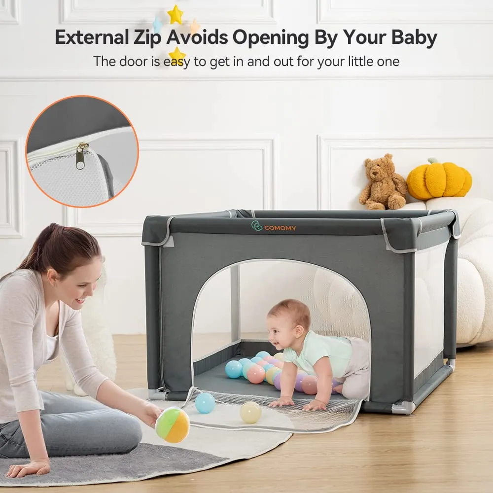 Baby Playpen - Dark Grey - Image 4