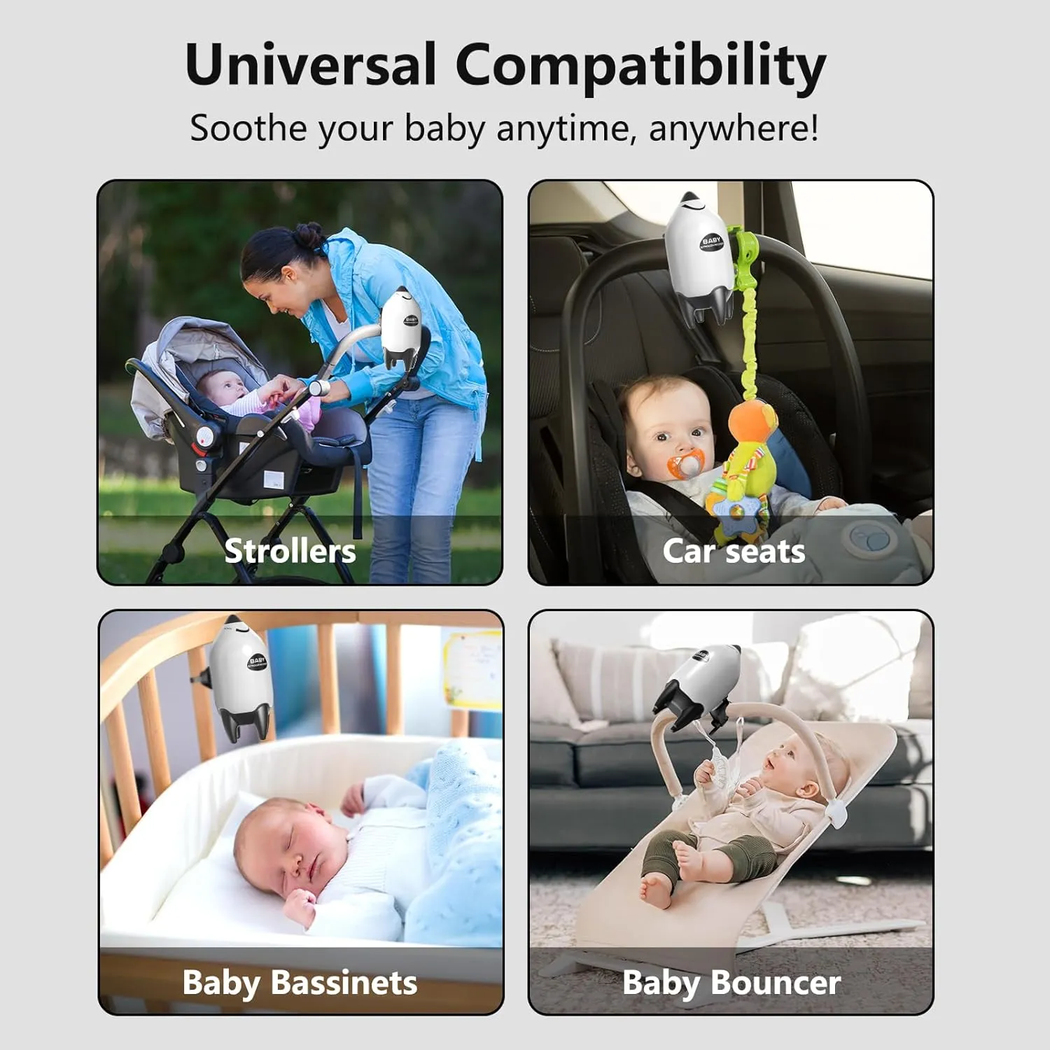 Baby Rocker - White - Image 3