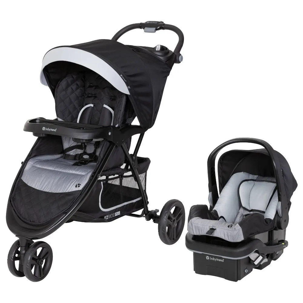 EZ Ride Plus Travel System With EZ-Lift Infant Car Seat - Carbon Black