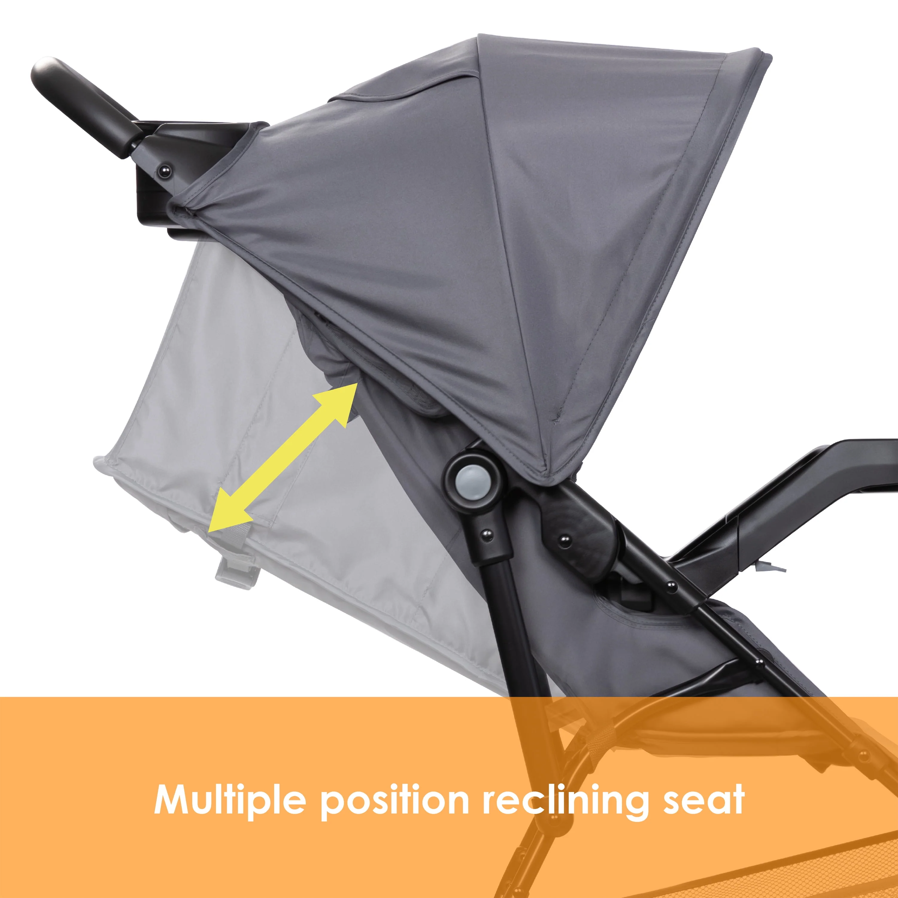 Baby Trend Venture 4-Wheel Stroller Travel System - Desert Grey - Image 2