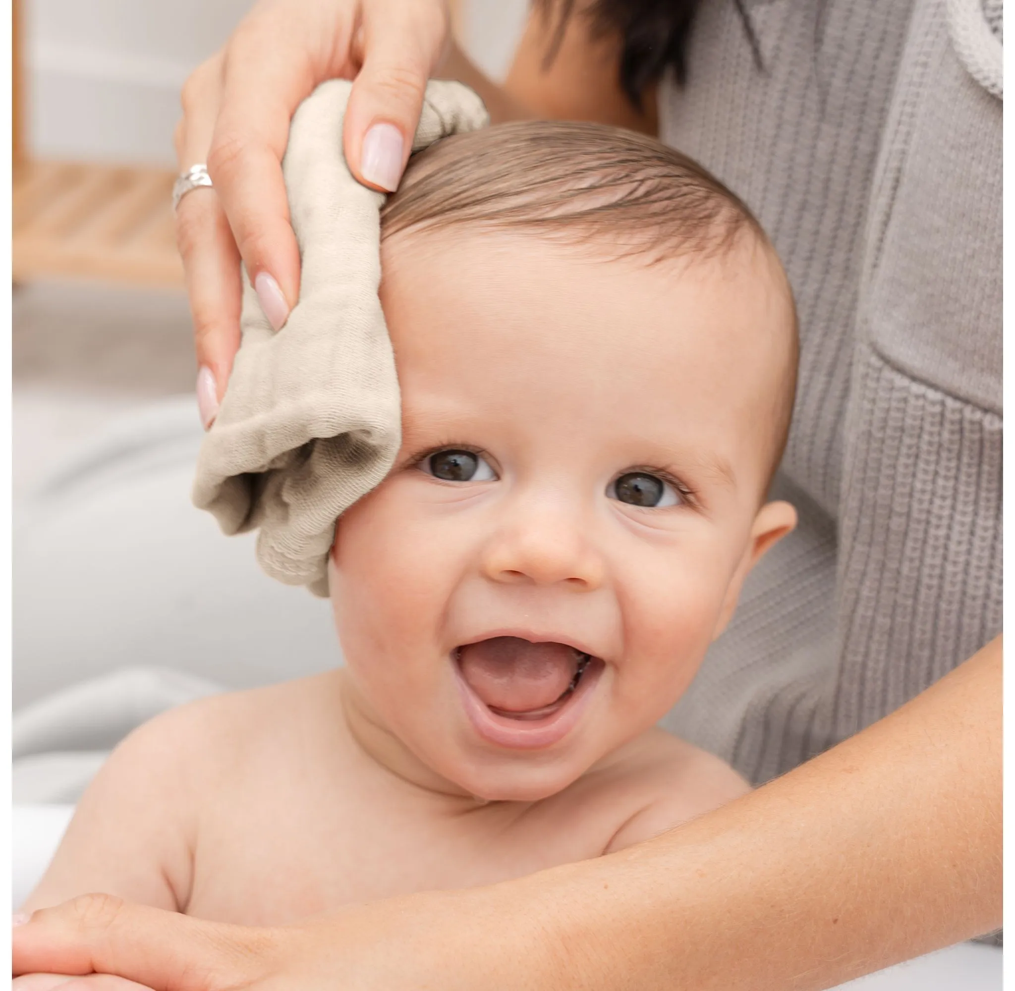 Baby Washcloths - Large 10”x10”, Pack of 10 - Image 4