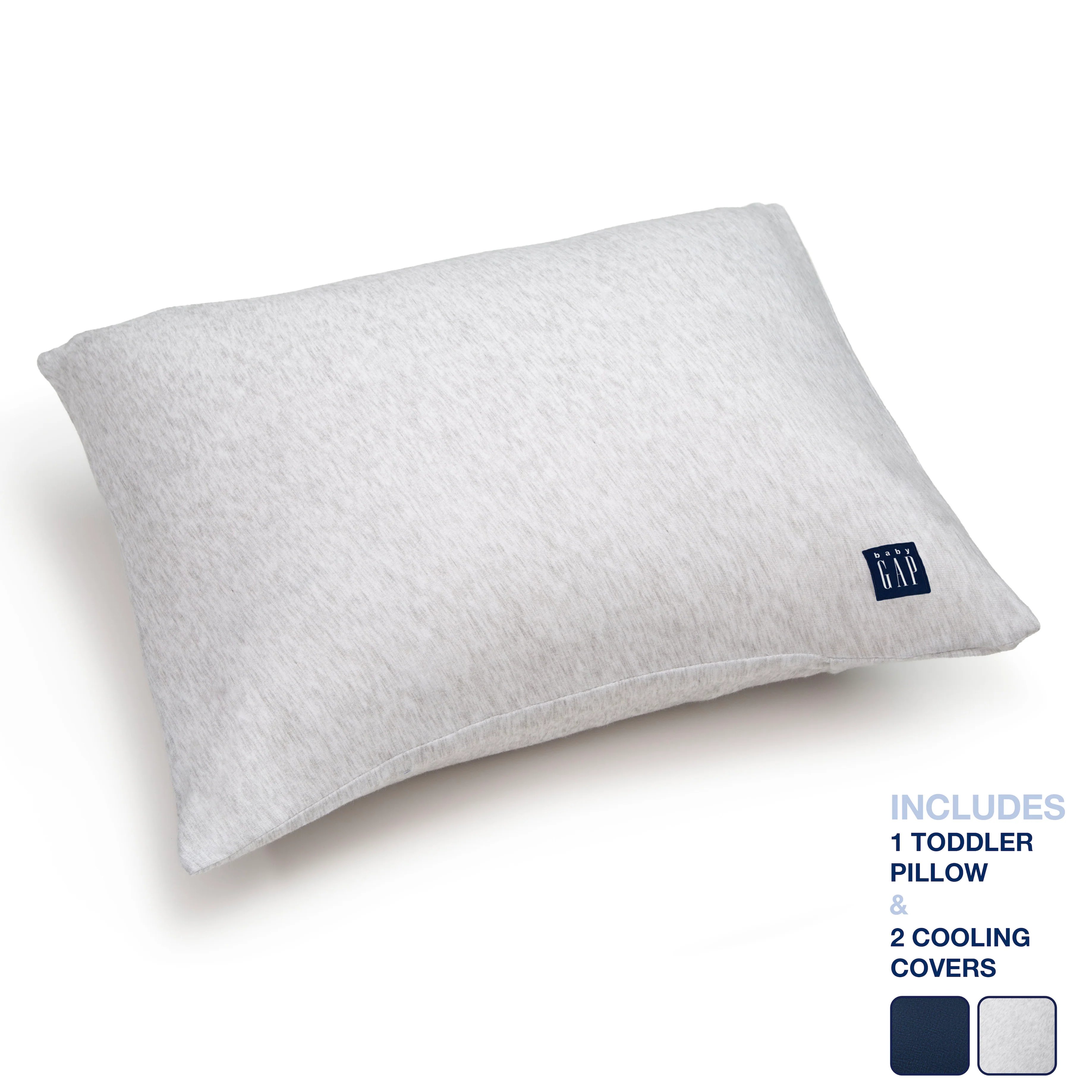 BabyGap Memory Foam Toddler Pillow With 2 Cooling Covers