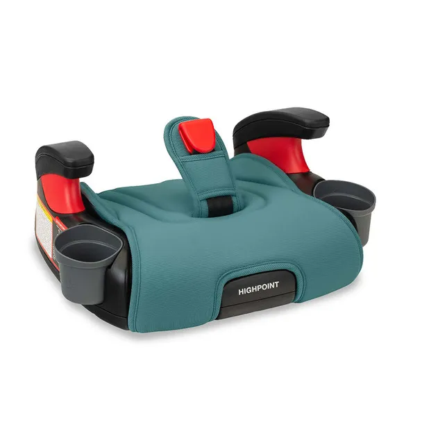 Backless Belt-Positioning Booster Seat - Green Ombre - Image 2