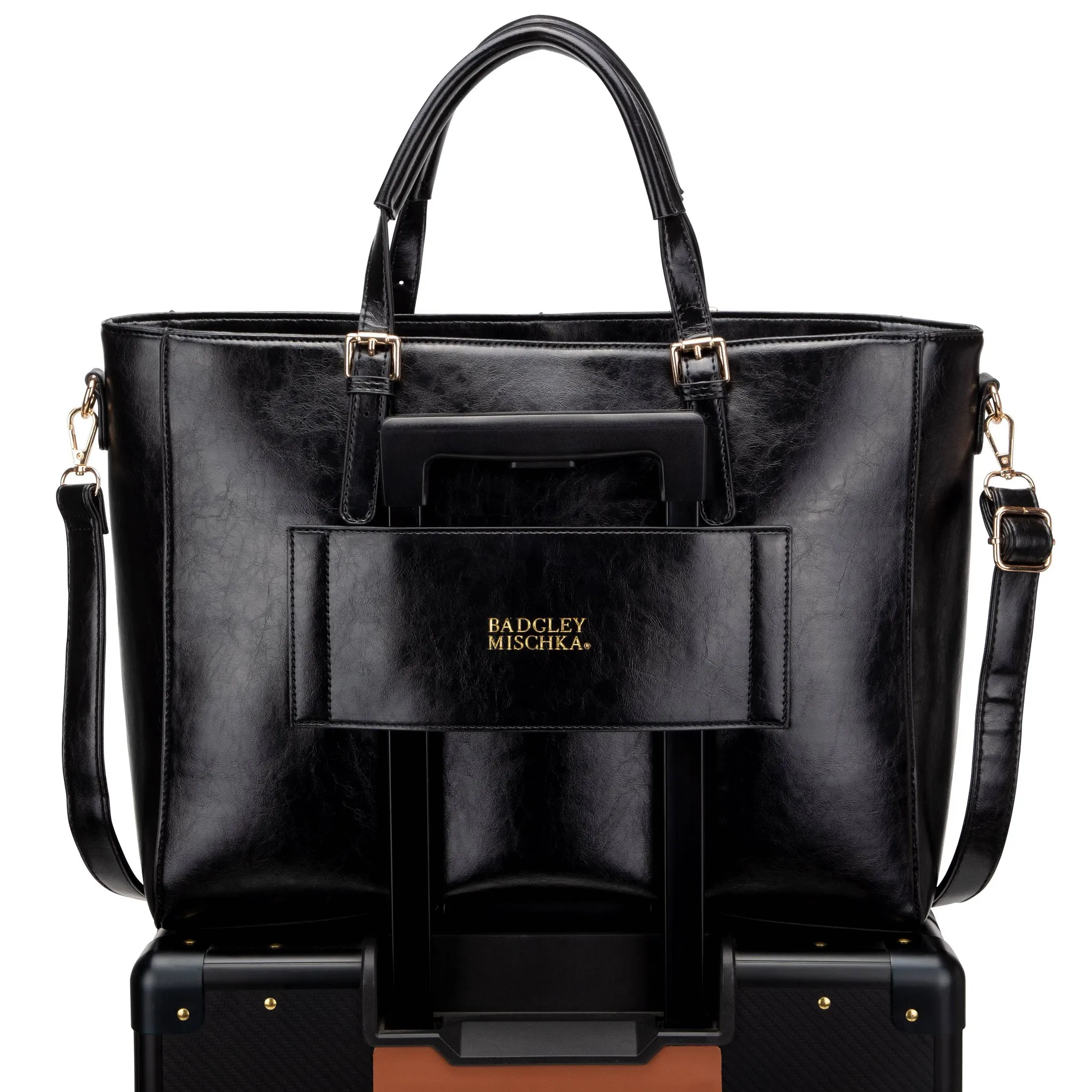 Badgley Mischka Julia Travel Weekender Bag - Black