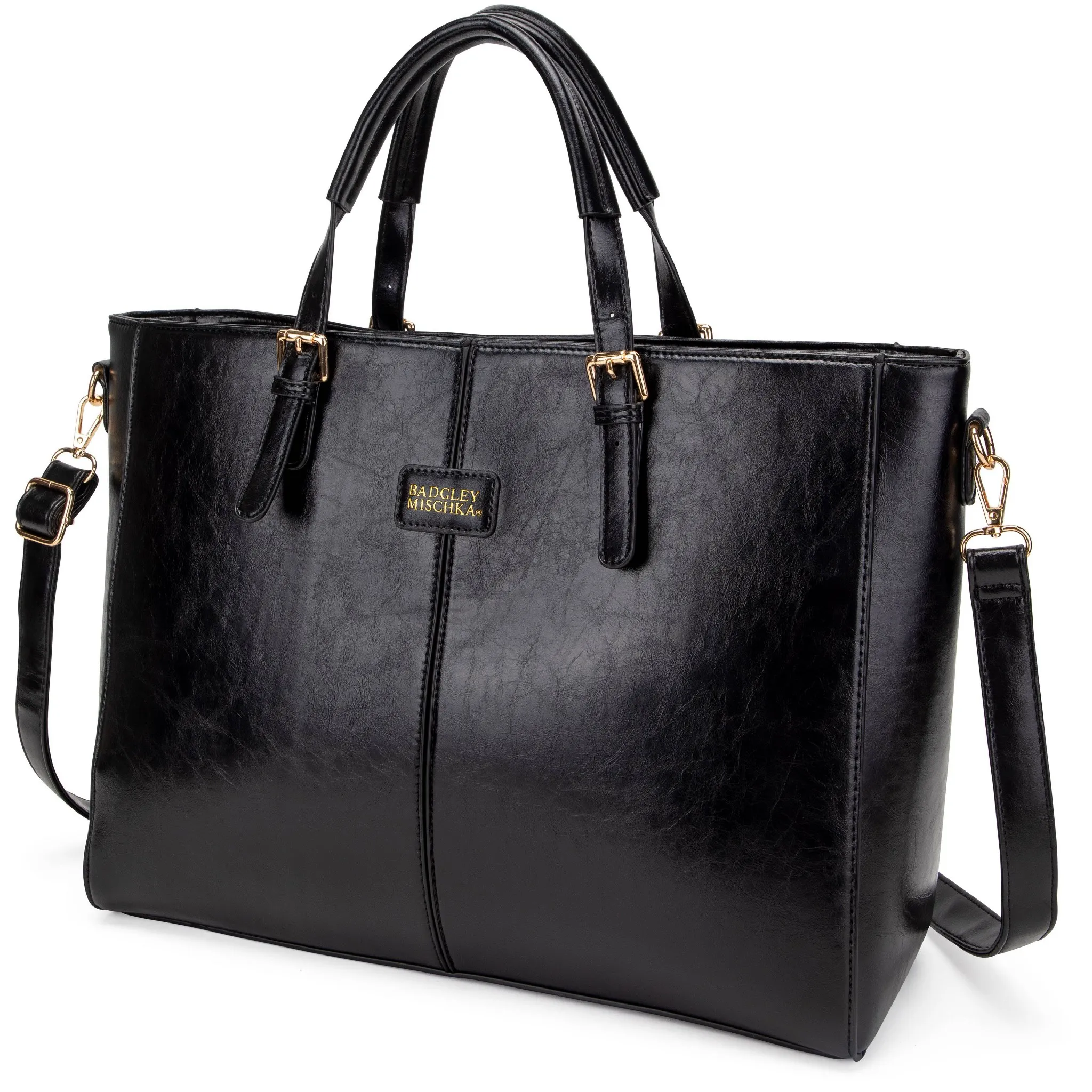 Badgley Mischka Julia Travel Weekender Bag - Black - Image 3