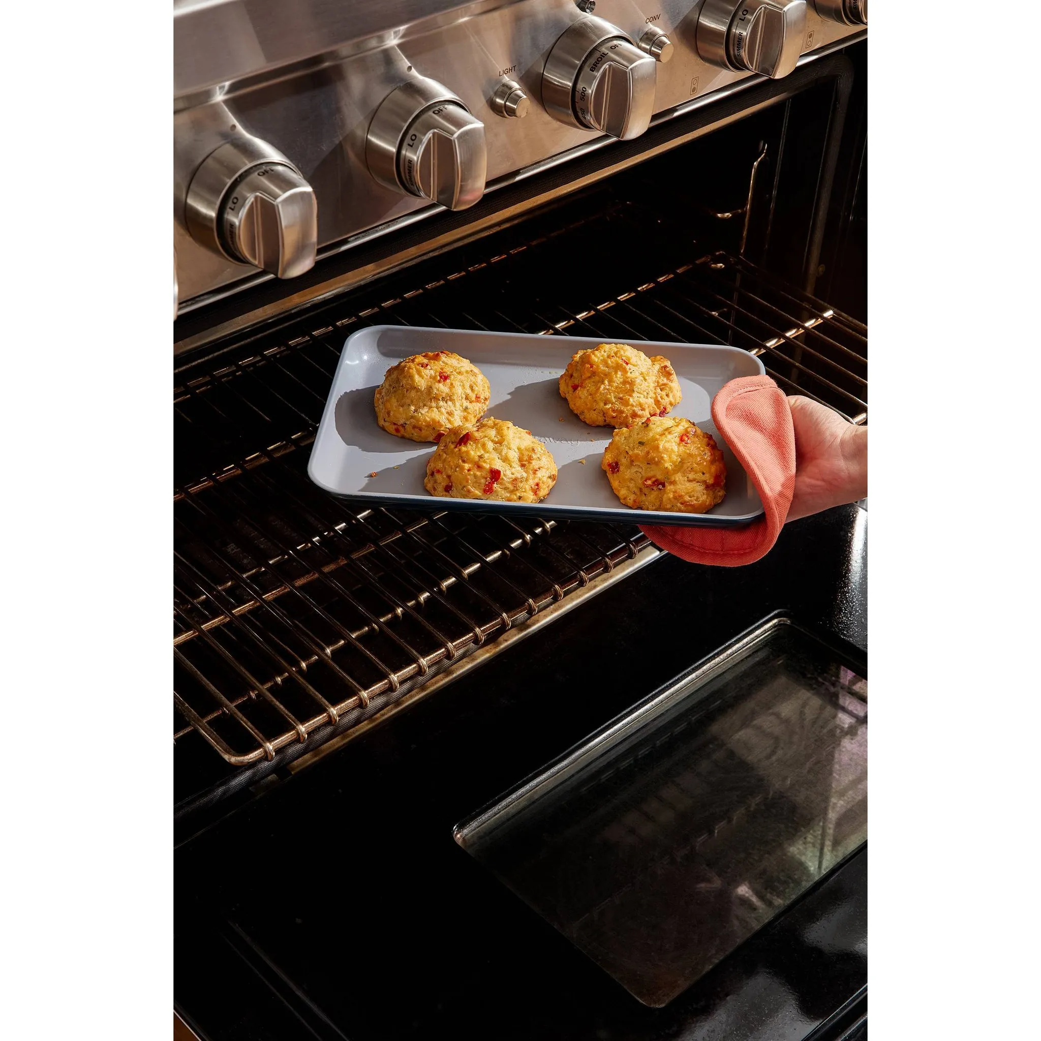 Nonstick Ceramic Small Baking Sheet - Perracotta - Image 5