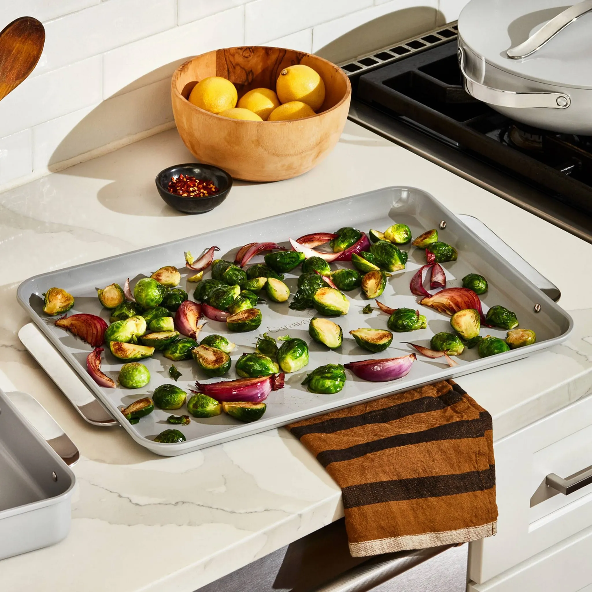 Baking Sheets Set - Silver - Image 3