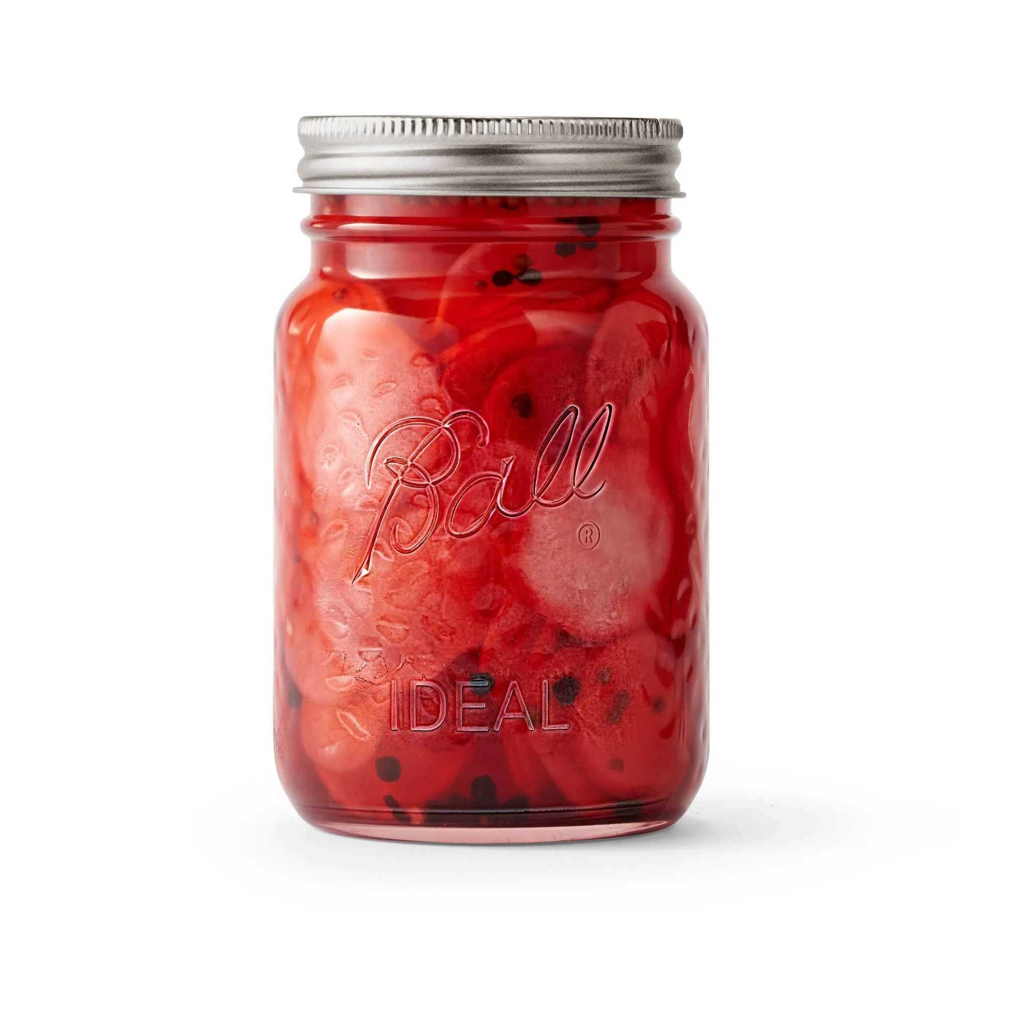 Ball 16oz 4pk Glass Regular Mouth Rose Vintage Mason Jar with Lid and Band - Image 3