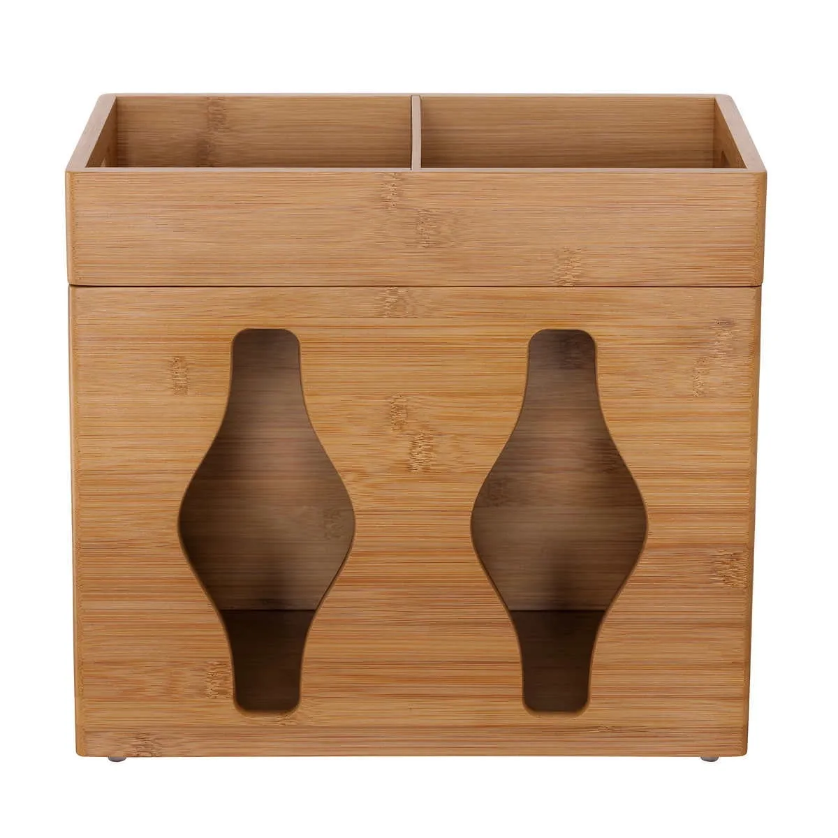 Bamboo Plastic Bag Organizer