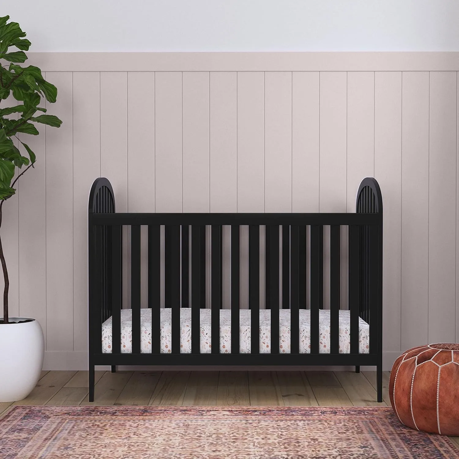 Beau 3-in-1 Convertible Crib - Black - Image 13