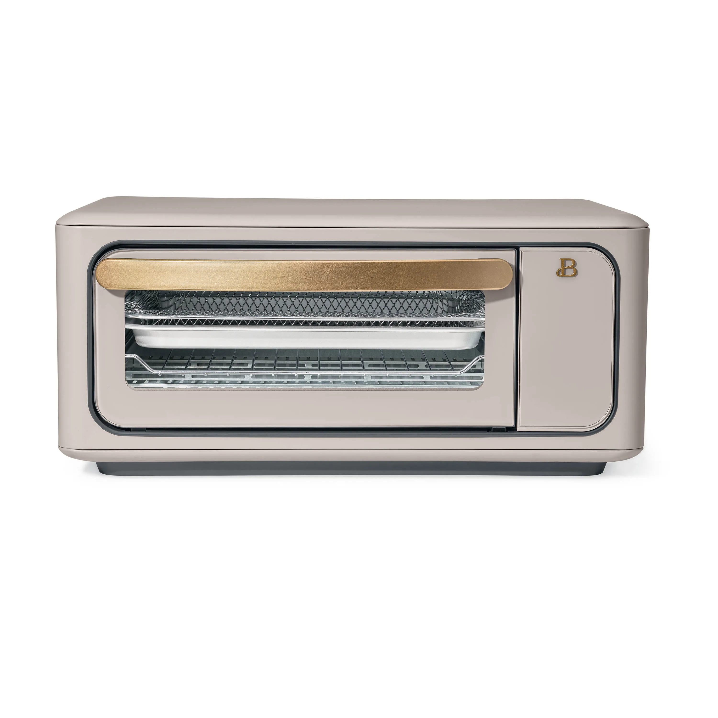 Beautiful Infrared Air Fry Toaster Oven, 9-Slice, 1800 W, Porcini Taupe