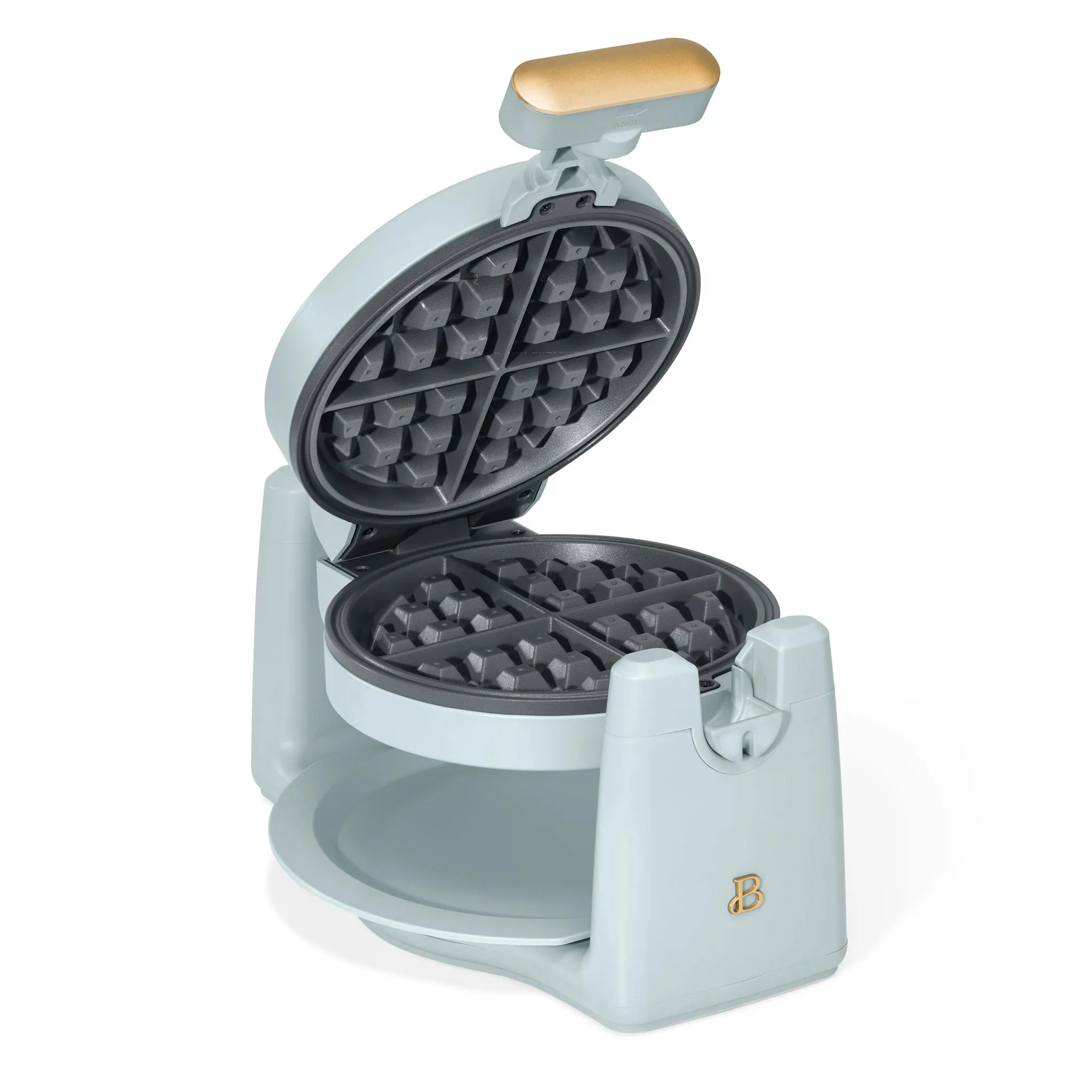 Beautiful Rotating Belgian Waffle Maker - Cornflower Blue - Image 2