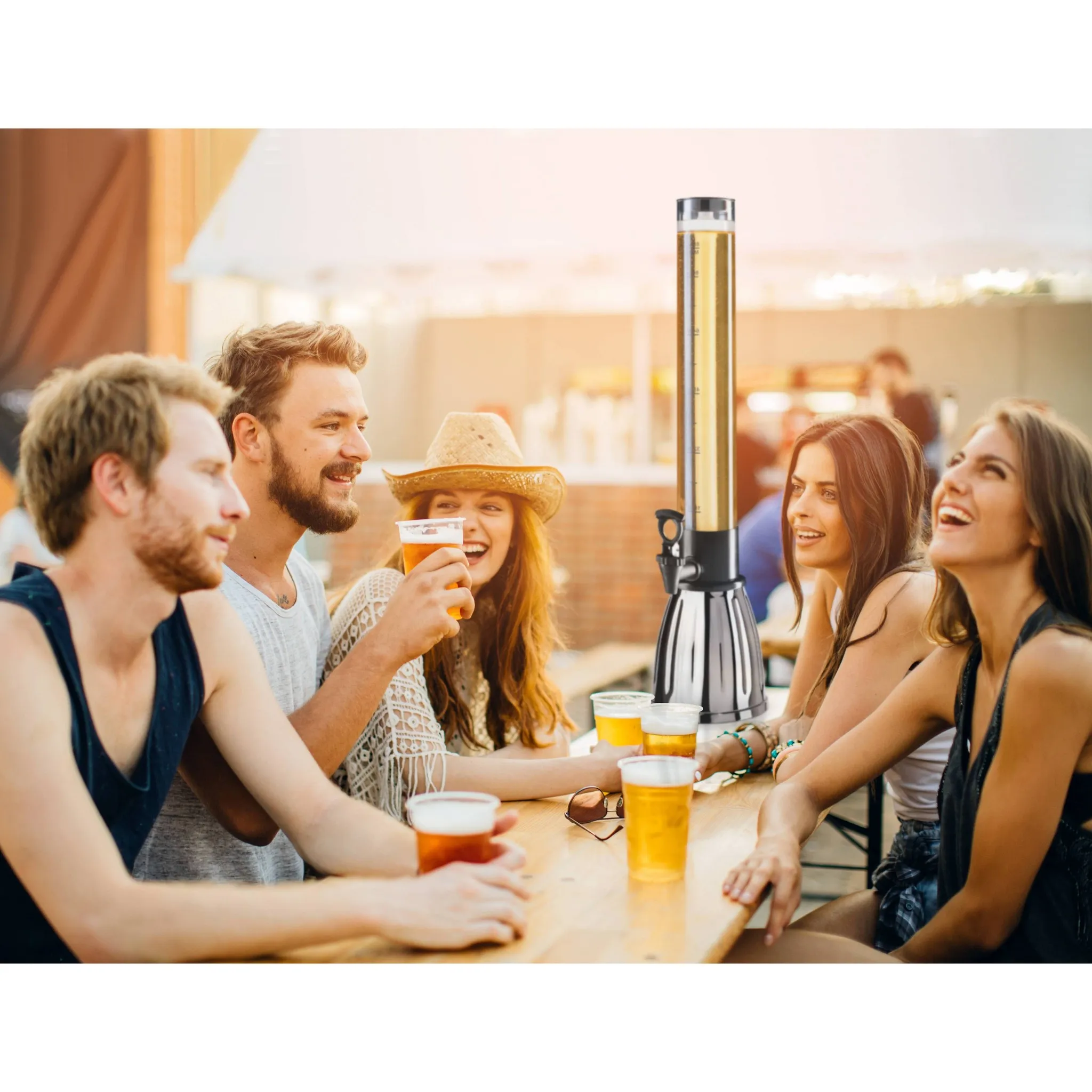 Beer and Beverage Tower - Silver - Image 2