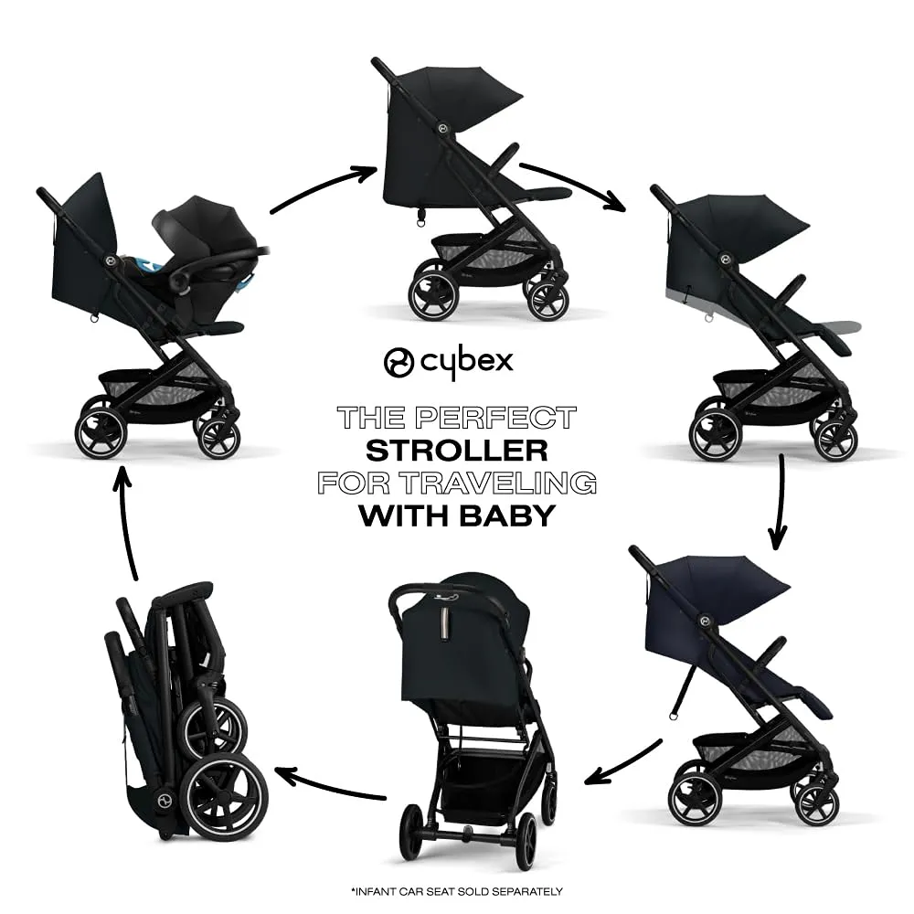 Beezy 2 Compact City Stroller - Magic Black - Image 4
