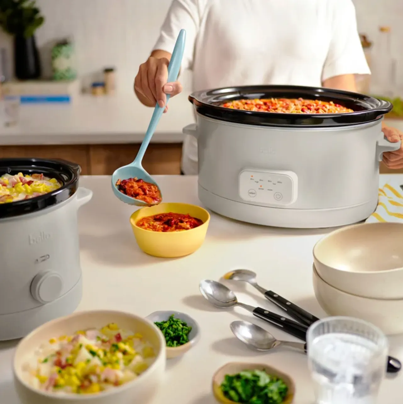 6-quart Programmable Slow Cooker with Additional 2-quart Slow Cooker Set - Image 7
