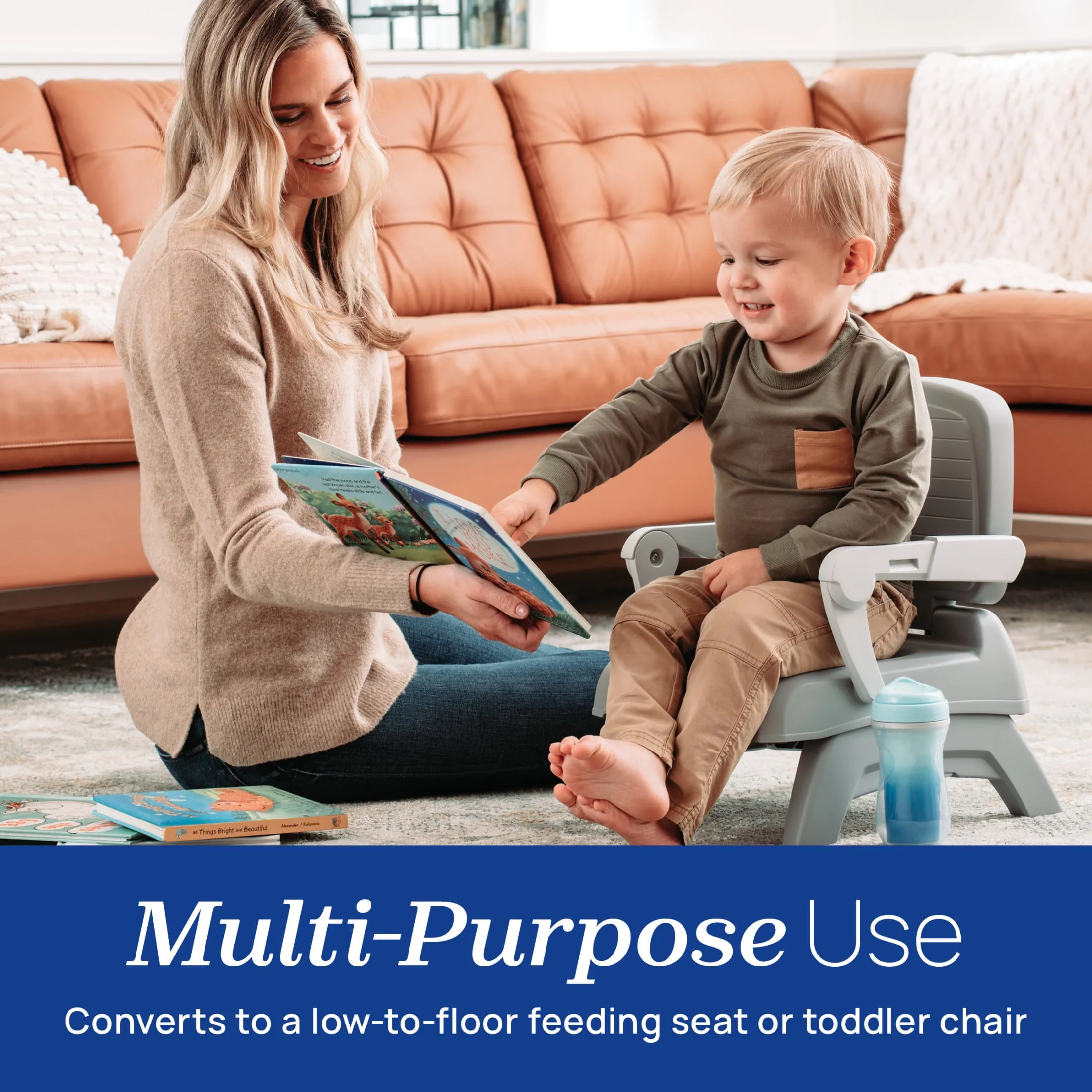 Bento 3-in-1 Booster Seat - Oyster - Image 7