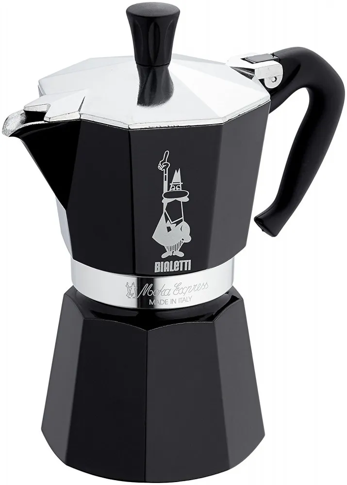 Bialetti Moka Express Black - 6 Cups