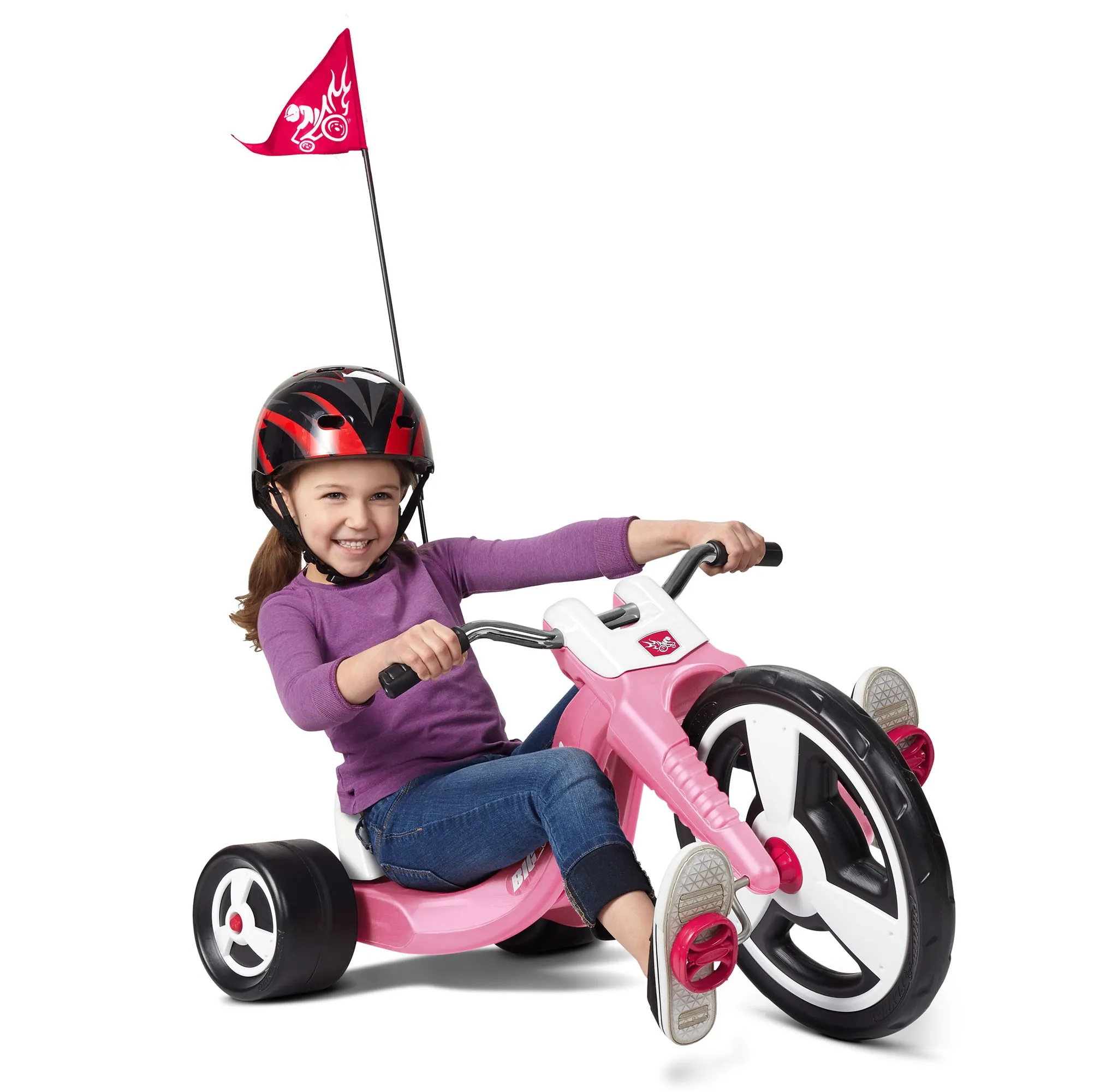 Big Flyer Sport Tricycle - Pink - Image 5