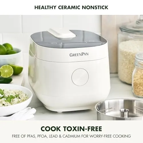 Carb-Reducing Rice Cooker - Cream - Image 3