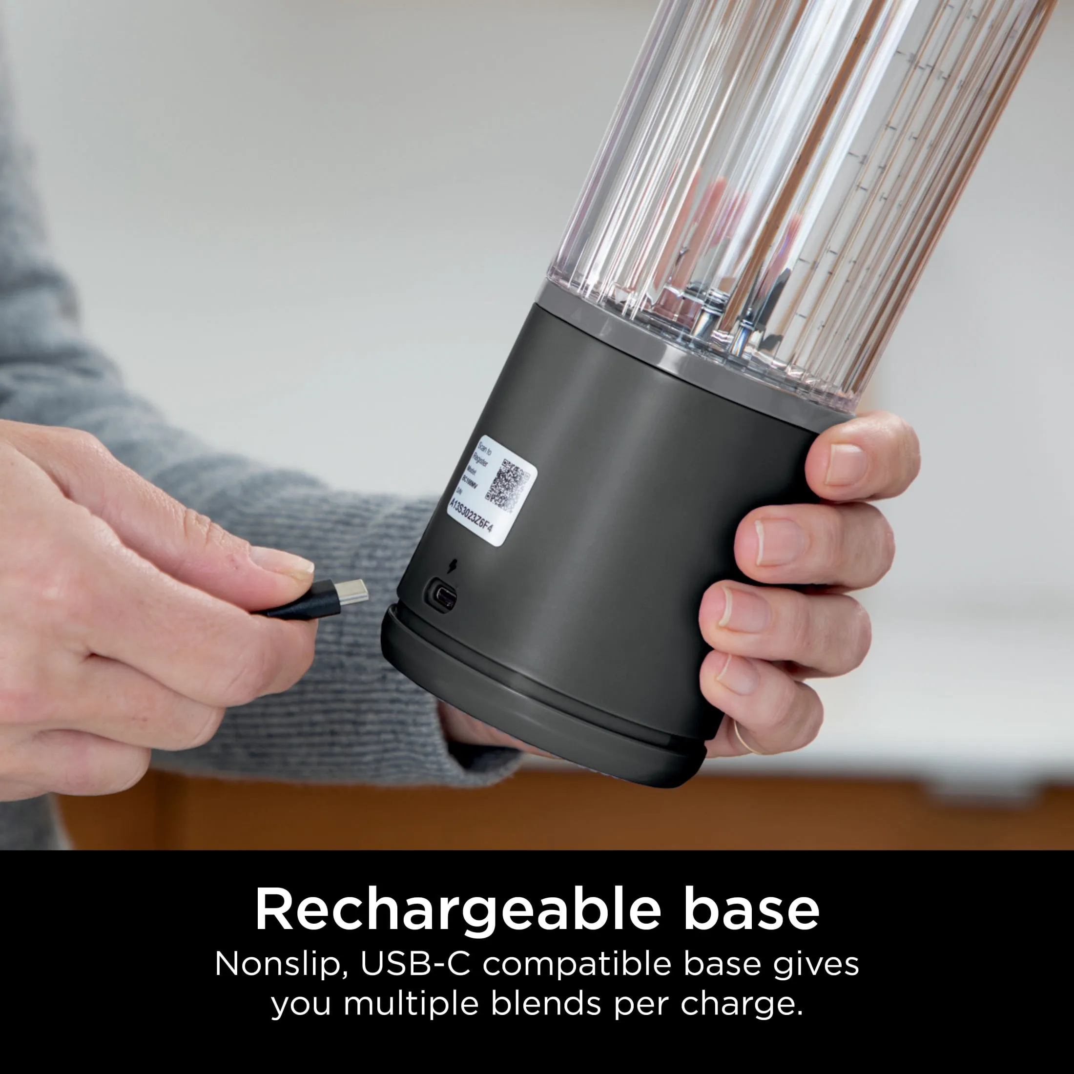 Blast 16 Oz. Personal Portable Blender - Black BC100BK - Image 9