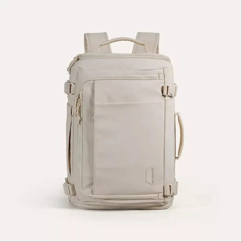 Blast 28L Quick Access Travel Backpack Beige +6 Extra Pockets
