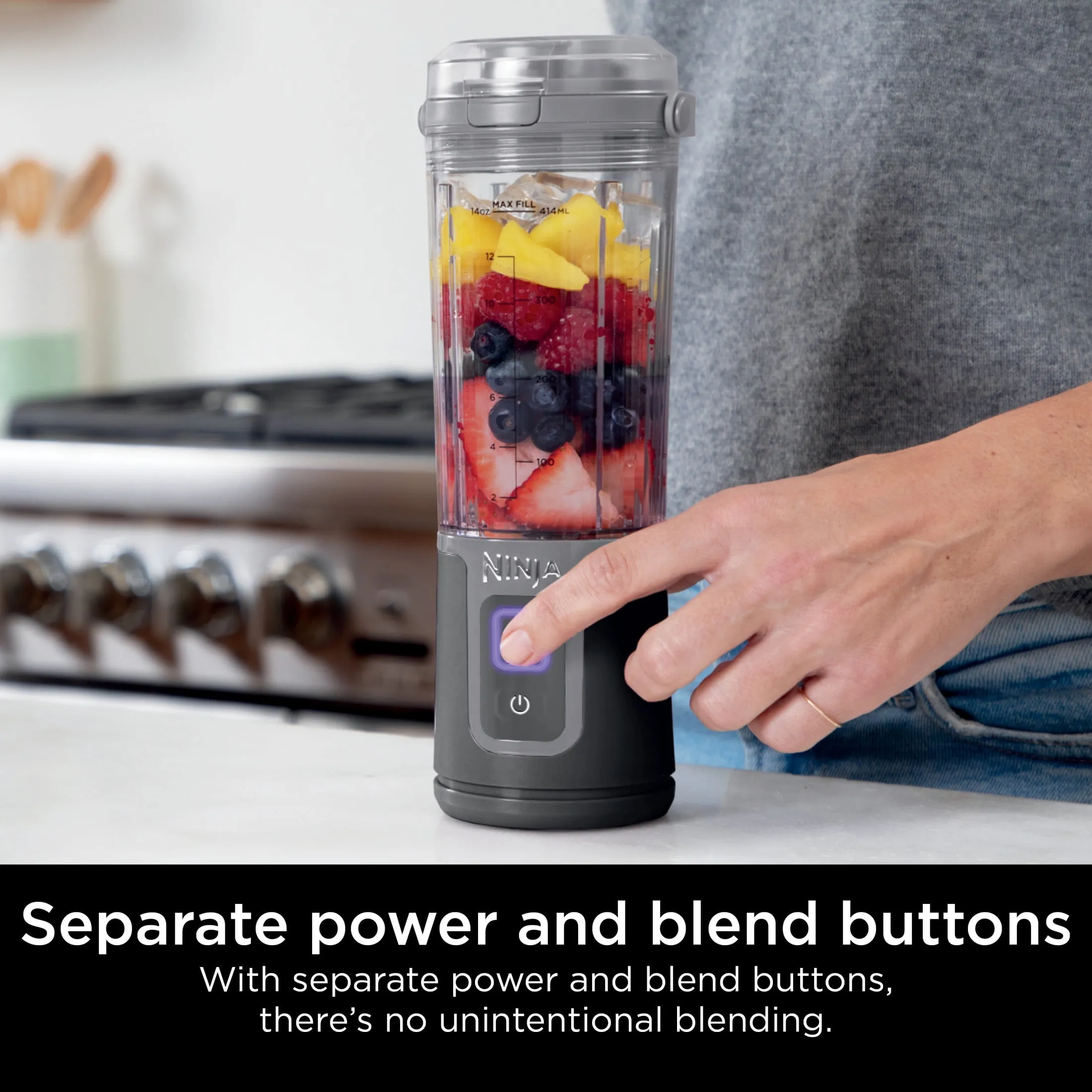 Blast Portable Personal 18 Oz Blender - Black - Image 2