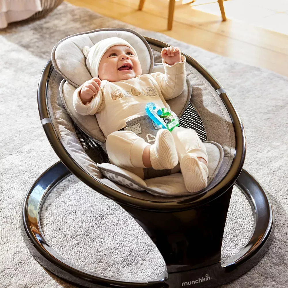 Bluetooth Enabled Baby Swing - Black - Image 3