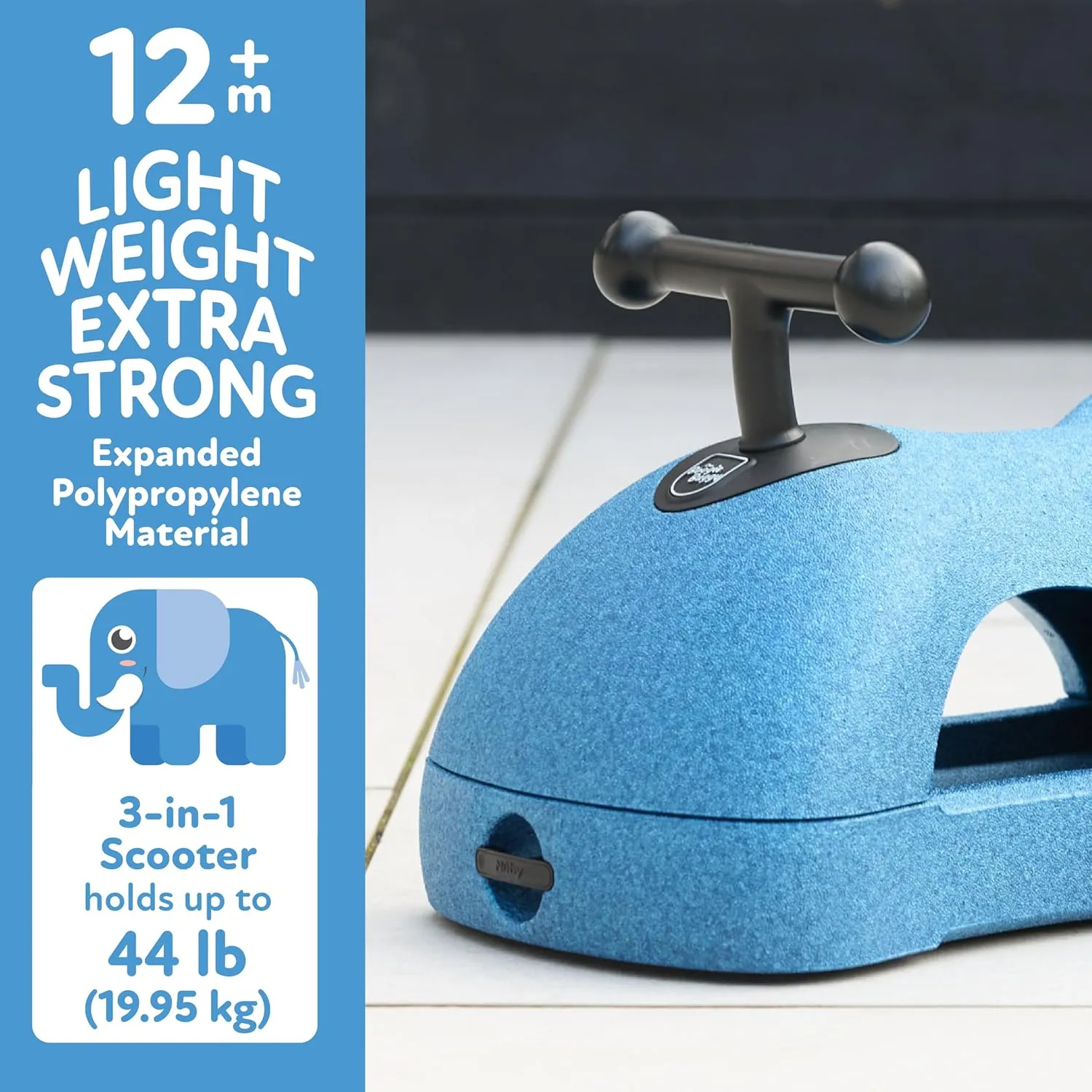 Boogie Buggy 3-in-1 Scooter - Blue - Image 7