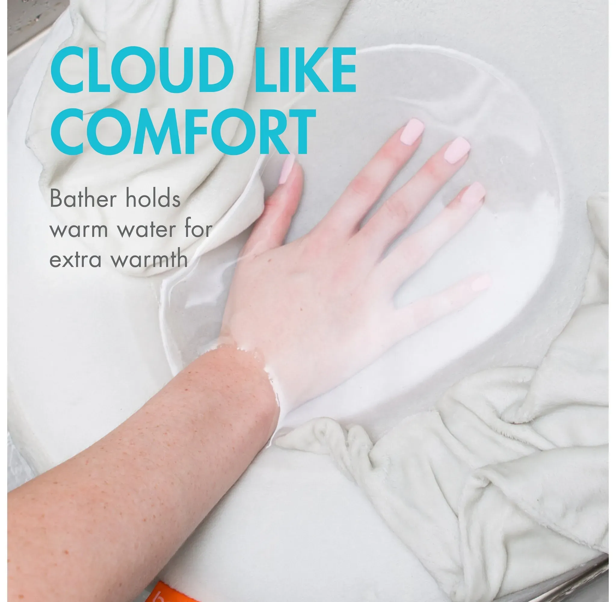 Boon PUFF Inflatable Baby Bather - Image 5