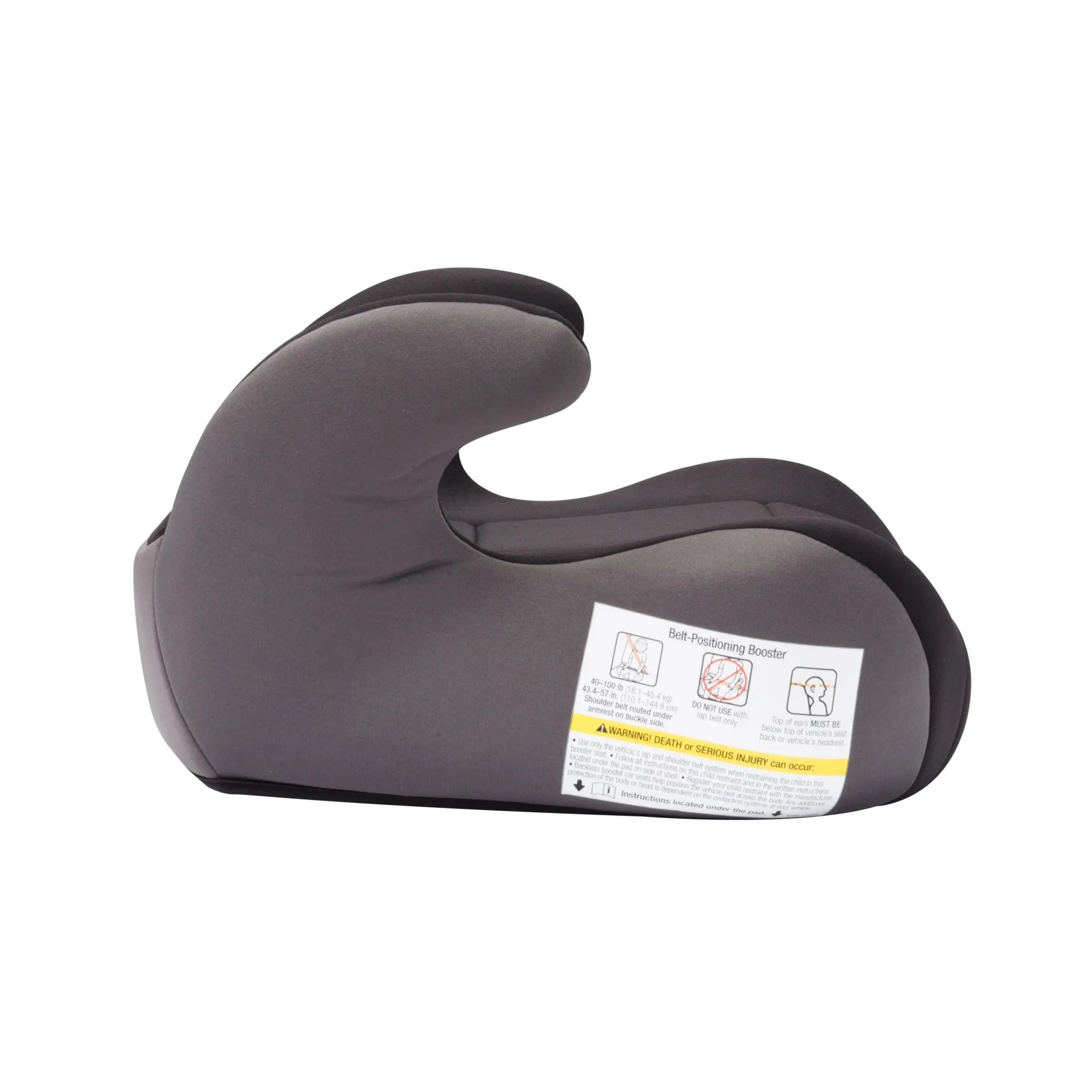 Rise LX Booster Car Seat - Fossil Black - Image 4