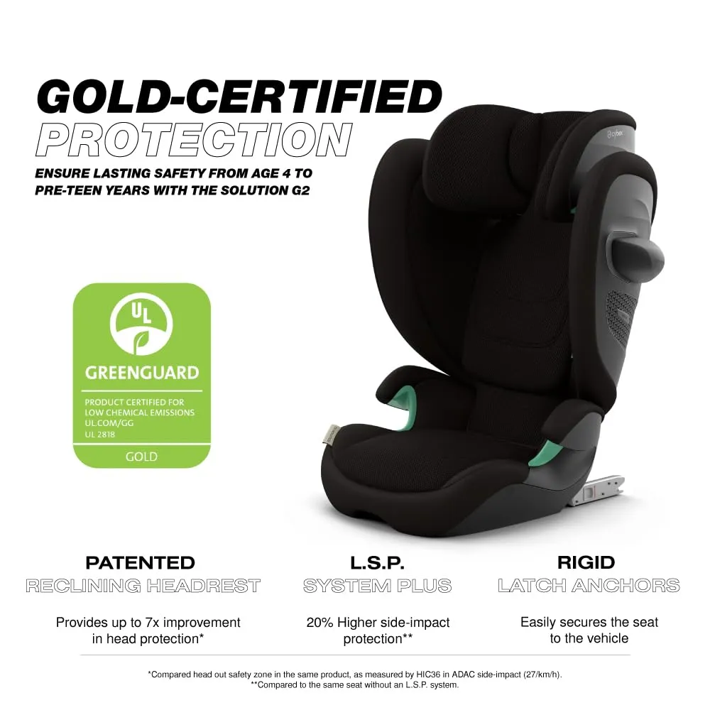 Booster Seat Solution G2 - Moon Black - Image 2