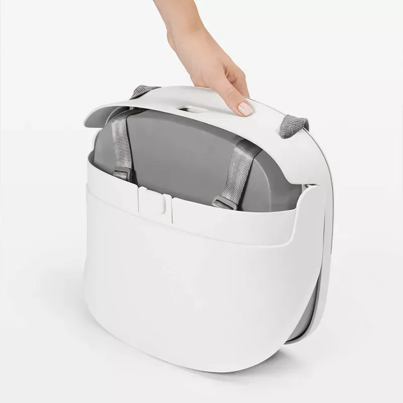 Booster Seat With Straps - Gray - Image 2
