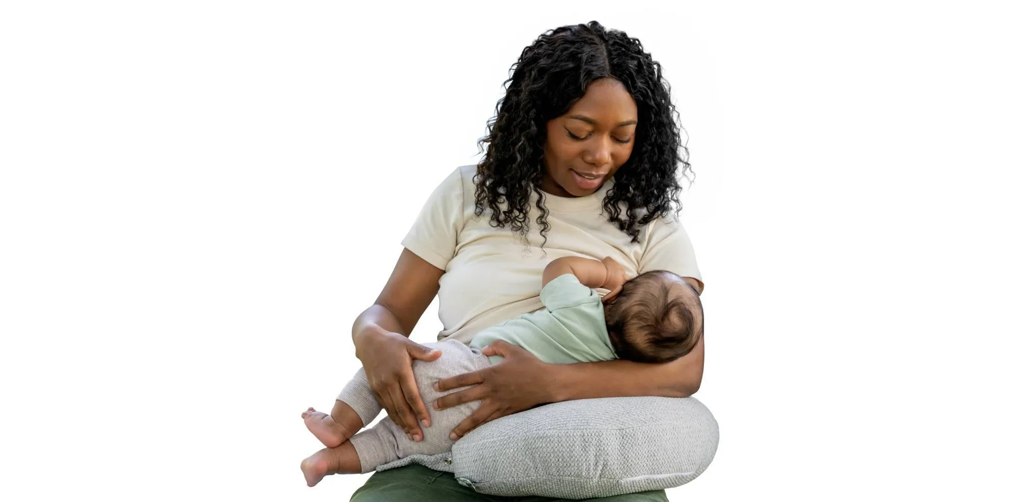 Boppy Anywhere Travel Nursing Pillow - Gray - Image 2