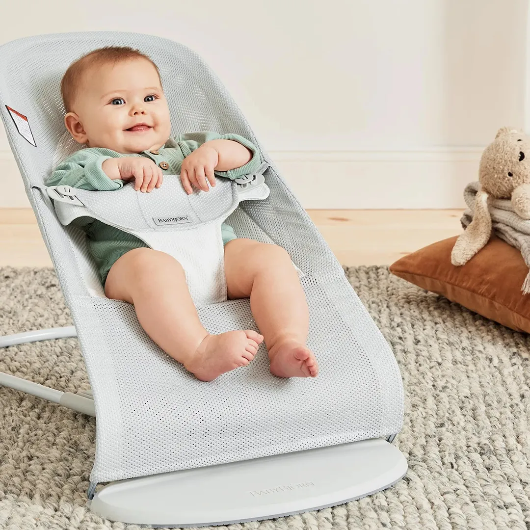 Bouncer Balance Soft Silver/White Mesh - Image 2
