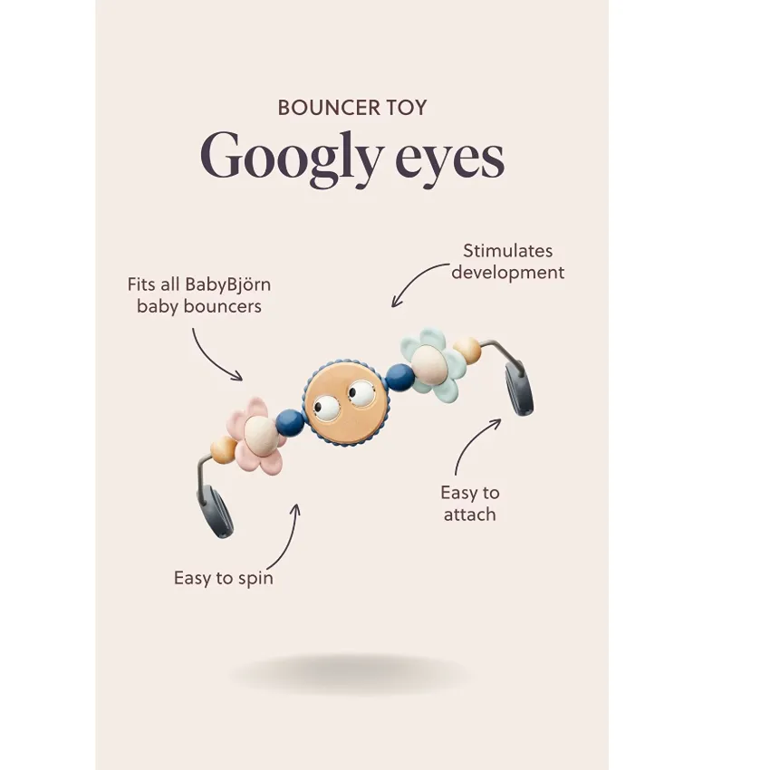 Bouncer Bundle with Googly Eyes Toy - Black/Dark Gray / Woven - Image 3